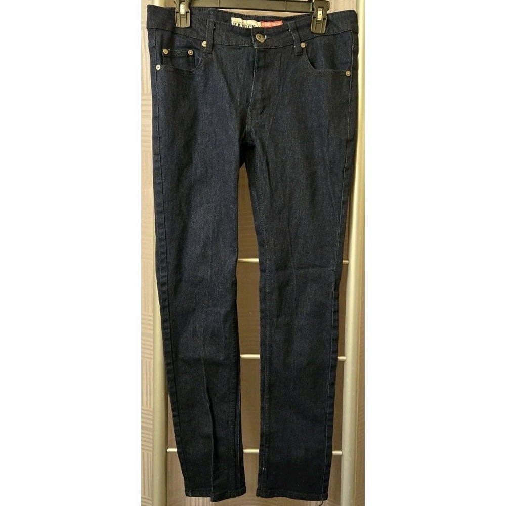 Kayden K Jeans Mens Size 30x32 (Fits 30x30) Skinny Denim Slim‎ Stretch Dark Blue